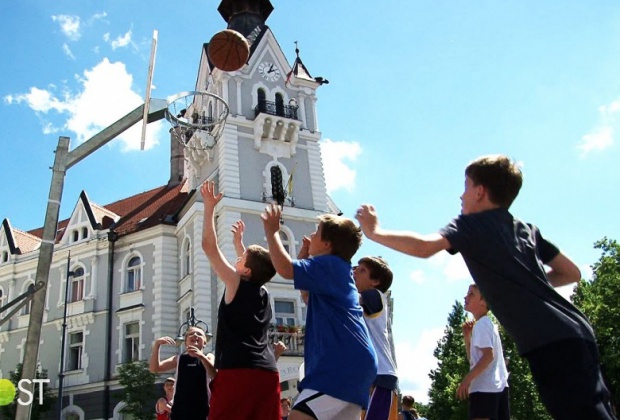 Kosárlabda kaland a Kossuth téren