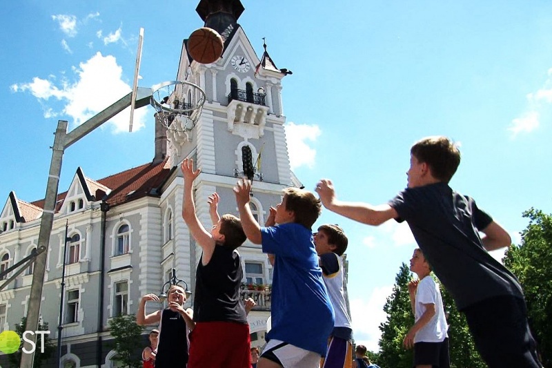 Kosárlabda kaland a Kossuth téren