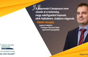 Arcot ölt a tehetség - A Kaposvári Campusról a Magyar Nemzeti Bank ügyvezető igazgatói székéig