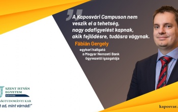 Arcot ölt a tehetség - A Kaposvári Campusról a Magyar Nemzeti Bank ügyvezető igazgatói székéig