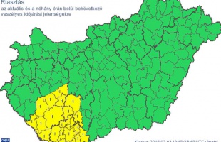 Riasztás Somogyra széllökések miatt
