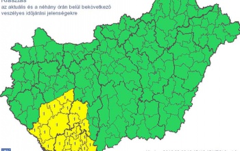 Riasztás Somogyra széllökések miatt