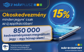 Töretlen az Okoskedvezmény sikere: egy hónap alatt több mint 140 millió forintot spóroltak az utasok