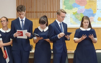 Érettségi bizonyítvány, polgármesteri köszöntővel