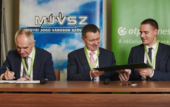 Megállapodást kötött a Megyei Jogú Városok Szövetsége az OTP Bankkal