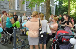 Lufis demonstráció a belvárosban