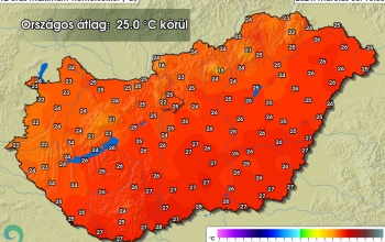 Három melegrekord is megdőlt szombaton