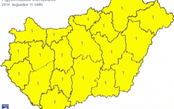 Zivatar, felhőszakadás, hőség is várható hétfőn