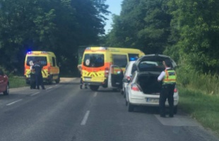 Baleset miatt forgalomkorlátozás a 67-es számú főútvonalon