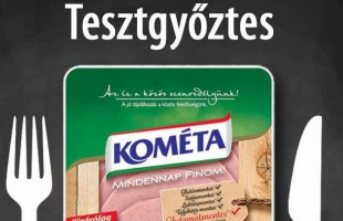 A párizsi és a pulykamell sonka teszten is aratott a Kométa