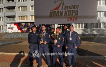 Somogyi tűzoltó is bemutatkozott az első Belügyi Drón Kupán