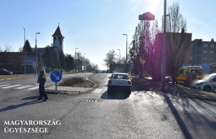 Zebrán gázolt az idős férfi