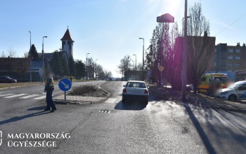 Zebrán gázolt az idős férfi