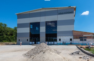 Így áll most a Városi Zöld Fűtőmű építkezése