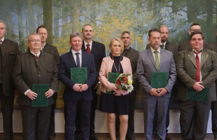 Somogyi Erdőkért Díjat kapott Ternyák György kaposvári vadászati szakember