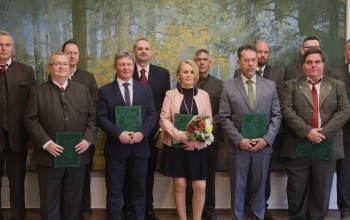 Somogyi Erdőkért Díjat kapott Ternyák György kaposvári vadászati szakember