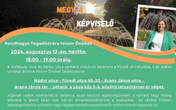 Különleges fogadóórára hív az önkormányzati képviselő