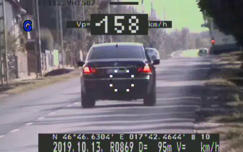108 km/órával lépte át a megengedett sebességet Balatonlellén
