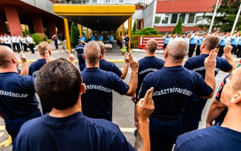 Ünnepélyes esküt tettek a tűzoltók - Somogyban három újonc kezd szolgálatot