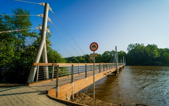 Elkészült a desedai arborétumhoz vezető híd - fotók