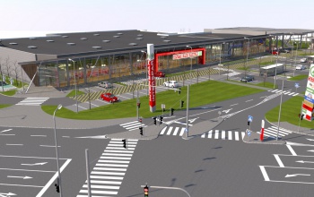 Megkezdődött a kaposvári INTERSPAR hipermarket építése
