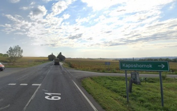 Összeütközött két autó Taszár közelében a kaposhomoki elágazónál