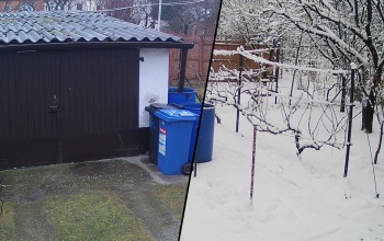 A pénteki havazás 40 másodpercbe sűrítve
