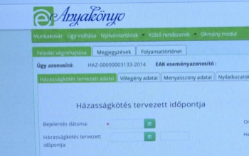 Júliustól digitálisan vezetik az anyakönyveket