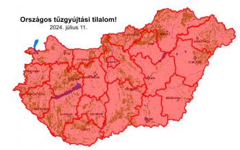Tűzgyújtási tilalom érvényes az ország minden területére