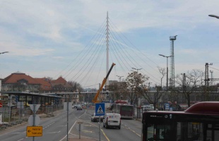 Kaposvári Közlekedési Központ: megkezdődött a hídfeszítés