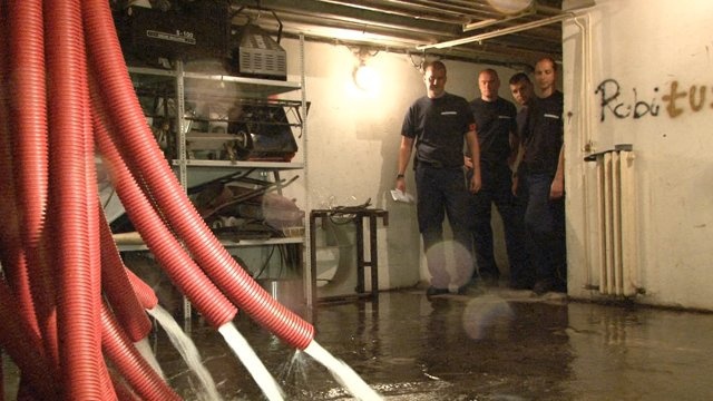 Ömlött a víz a Csikyben