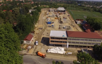Víz és áram már van az épülő busztelephelyen