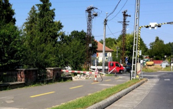 A kanyarodósáv helyét alakítják ki a tüskevári csomópontban