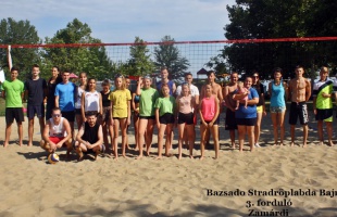 Zamárdiban tartották a Bazsado Strandröplabda Bajnokság 3. fordulóját