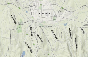 Honnan kapták nevüket a kaposvári dombok?