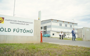 Átadták a városi Zöld Fűtőművet – nagy lépést tett Kaposvár az olcsóbb energia felé