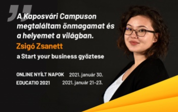 Arcot ölt a tehetség - Piacképes ötletből vállalkozás a SZIE kaposvári Gazdaságtudományi Karán