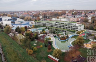 Így fog kinézni a Virágfürdő mellett épülő négycsillagos szálloda
