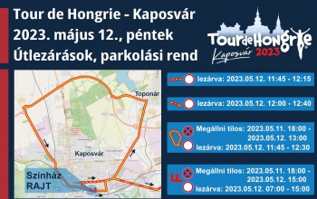 Ezeket az utcákat zárják majd le a Tour de Hongrie idején