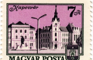Az első bélyeg Kaposvárról