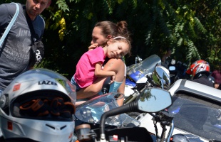 Jótékonysági gyermekmotorozás a Desedán