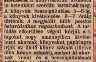 Szigorú szabályok a könyvtárban