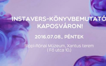 Kaposváron tart könyvbemutatót az InstaVers