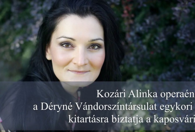 Dal a viszontlátásról – az Angliában élő operaénekesnő, Kozári Alinka a kaposváriaknak énekel