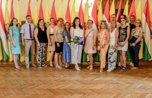 Sovány Tamás Tiborné Varga Anita az év köztisztviselője