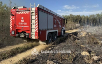 Fakitermelés helyén volt tűz Csurgó közelében