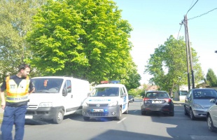 Egy könnyű sérüléssel járó baleset volt május elsején