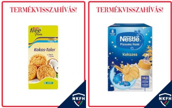 Spar-os kókuszos kekszet és Nestlés bébiételt is kivontak a forgalomból