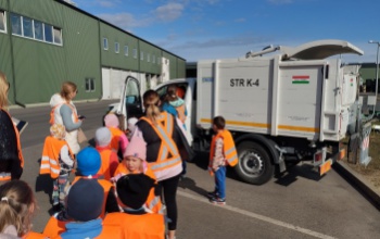 A kaposvári Rét utcai óvodások ismerkedtek a hulladékkezeléssel