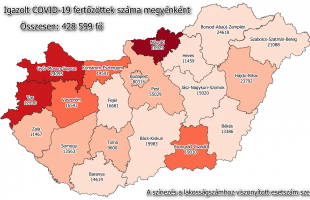 Közel 4500-zal nőtt a koronavírus-fertőzöttek száma